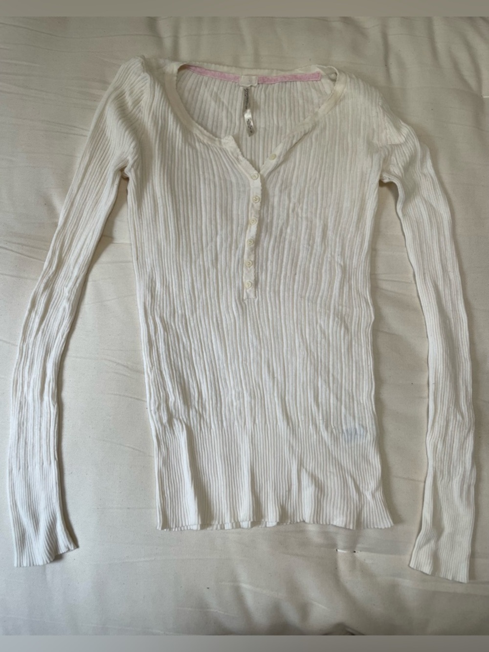 Y2K Aeropostale S top Henley long sleeve Bella Twilight ribbed